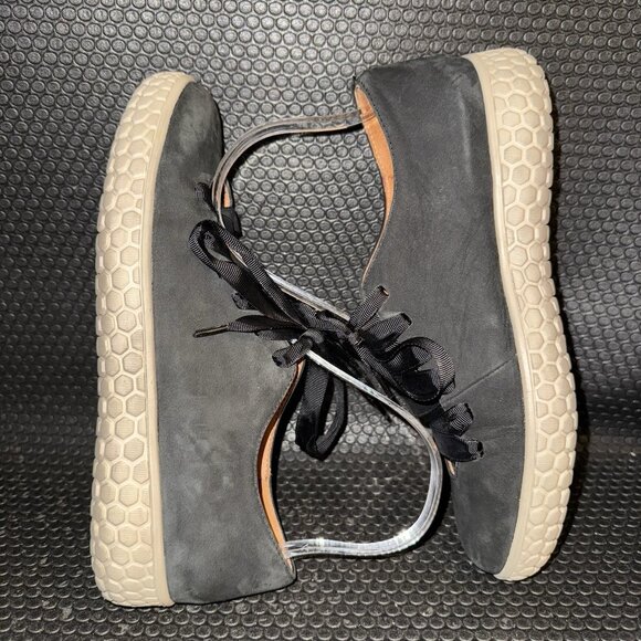 L'Amour Des Pieds Black Leather Lace Up Zaheera Comfort Shoes Womens Size 6M - Picture 5 of 8